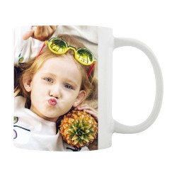 Taza cerámica Blanca Alta Calidad