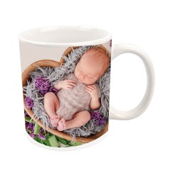 Taza personalizada blanca
