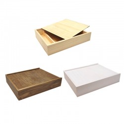 Caja madera Álbum + Hueco Usb
