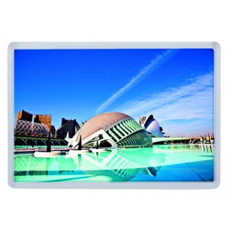 Marco acrílico con imán rectangular