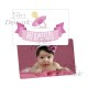Tarjeta PVC chupete rosa
