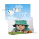 Tarjeta PVC cigüeña azul