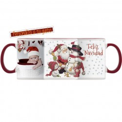 Taza navidad papá noel