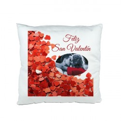 Cojín Corazones Personalizado