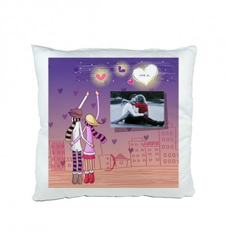 Cojín Enamorados Personalizado