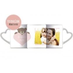 Taza personalizada Te Quiero Mamá osito