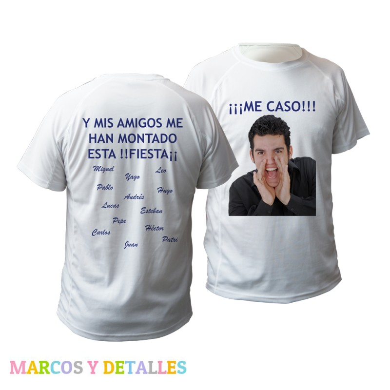Camiseta Unisex personalizada 2 caras