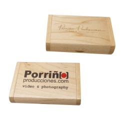 Caja Usb Madera Personalizada