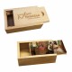 Caja Personalizada USB Madera Rectangular