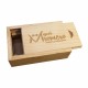 Caja Personalizada USB Madera Rectangular