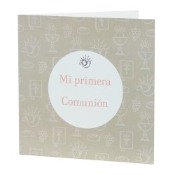 Tarjetón Comunión Diseño 4
