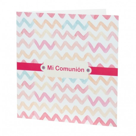 Tarjetón Comunión Personalizado