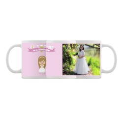 Taza personalizada Comunión Niña