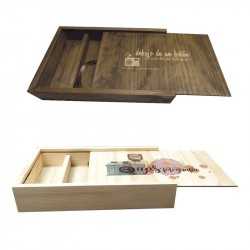 Caja Personalizada para fotos 15x20 + Hueco Usb