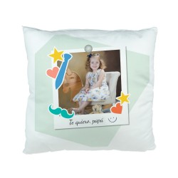 Cojín Personalizado Día del Padre 40x40 Diseño 2