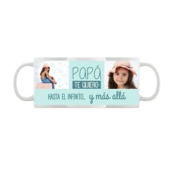 Taza con foto blanca Día del Padre Diseño 3
